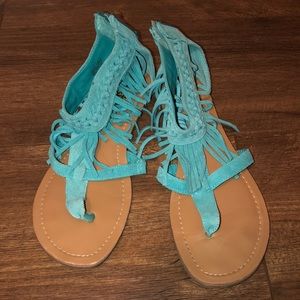 Minnetonka Fringe Sandals
